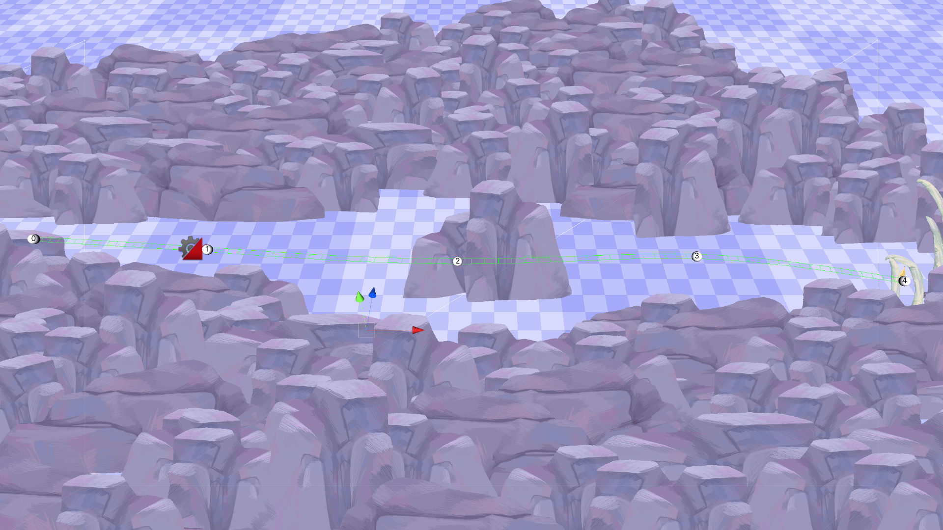 2.5D Game in Unity – Cinemachine dolly track