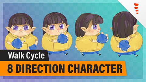 Spine 8 Direction Character