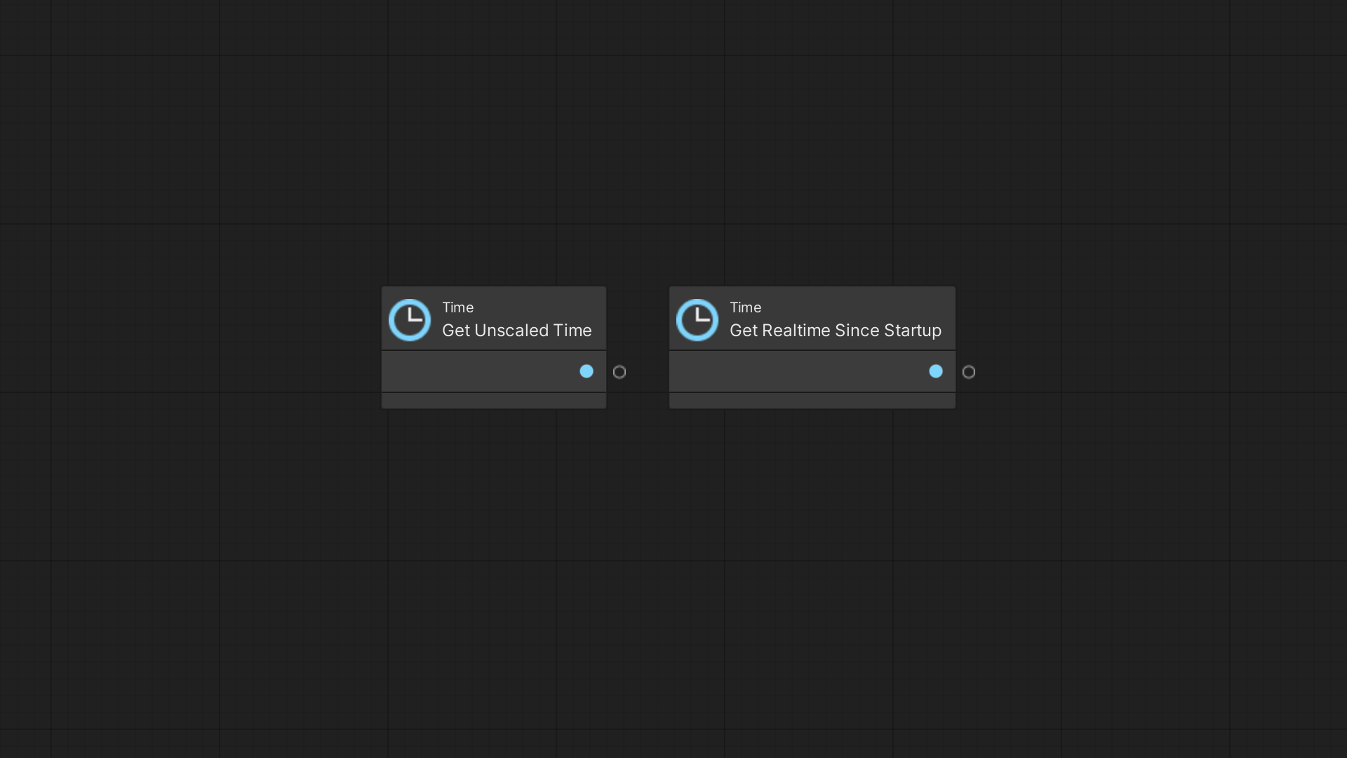 Unity Visual Scripting – Get Unscaled Time, and Get Realtime Since Startup nodes