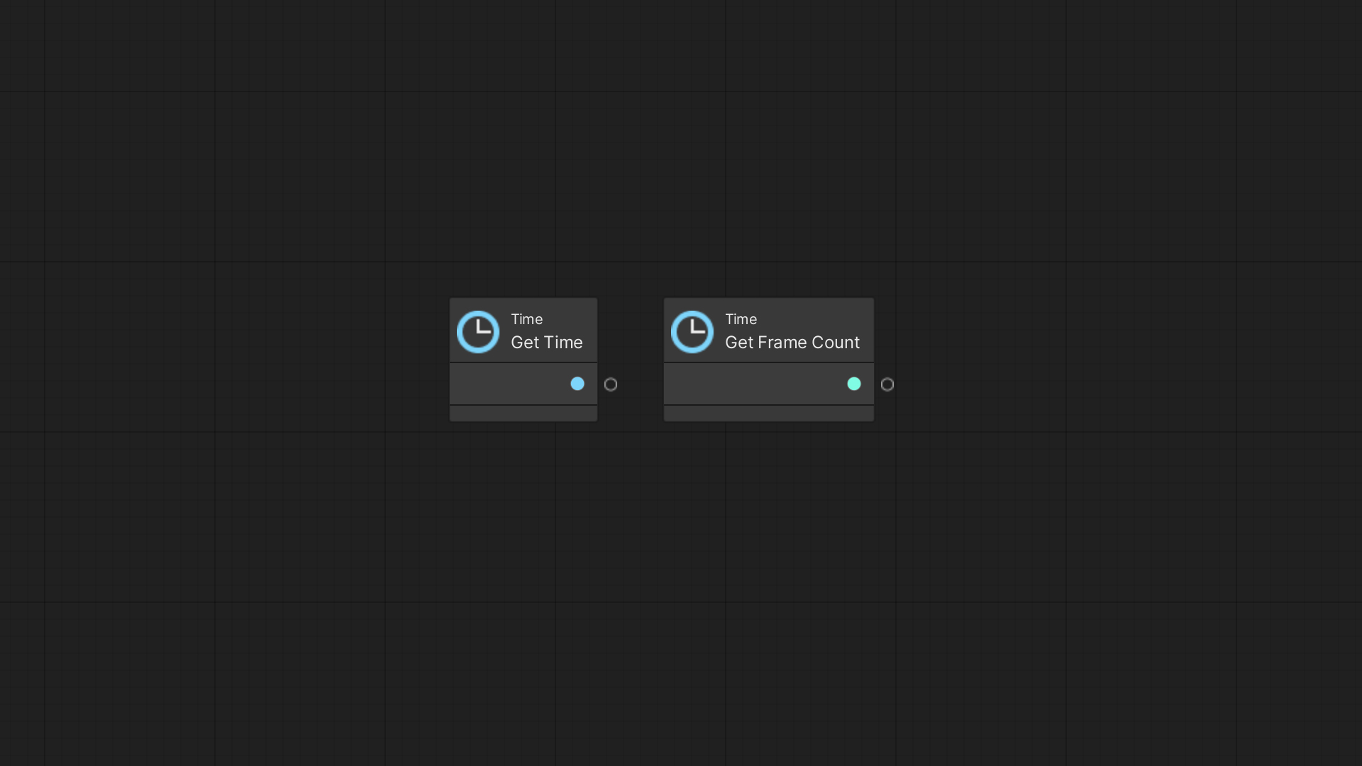 Unity Visual Scripting – Get Time, and Get Frame Count nodes