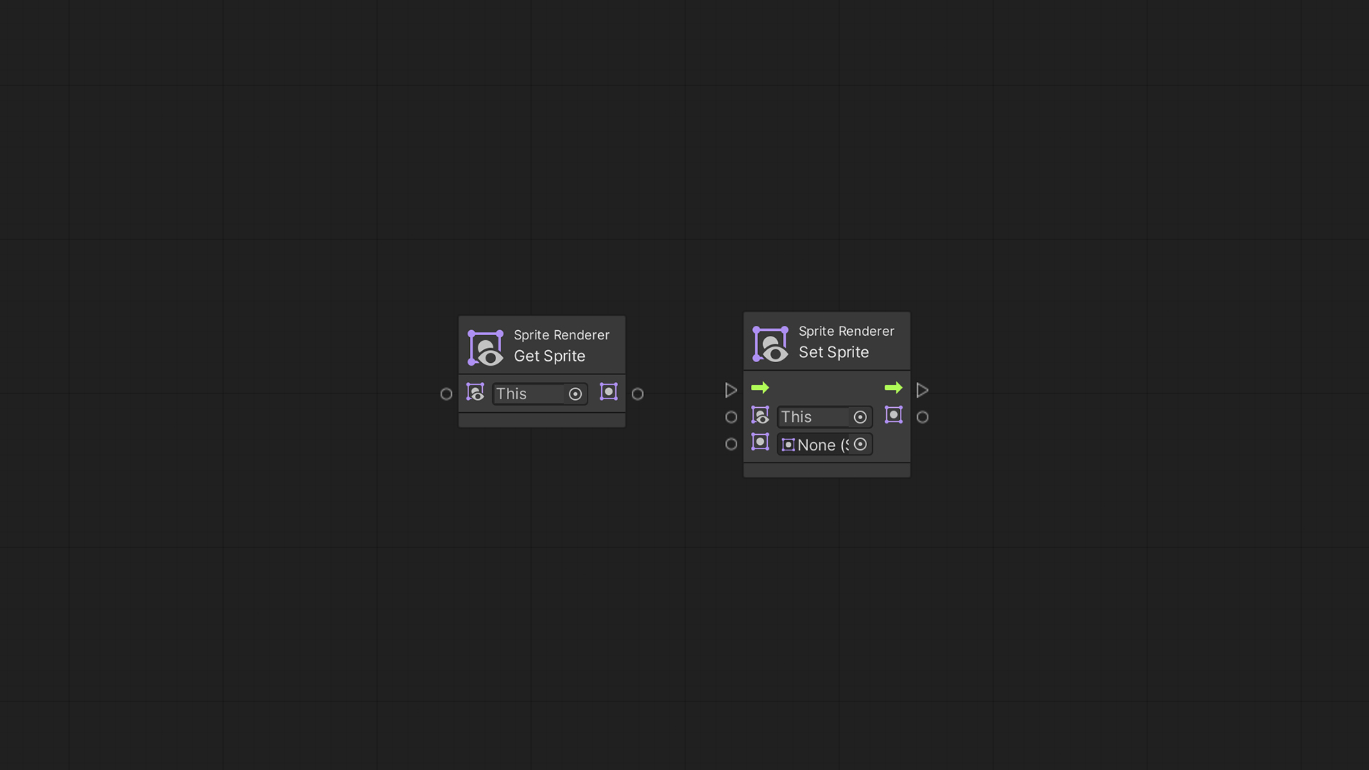 Unity Visual Scripting – Get & Set Sprite nodes