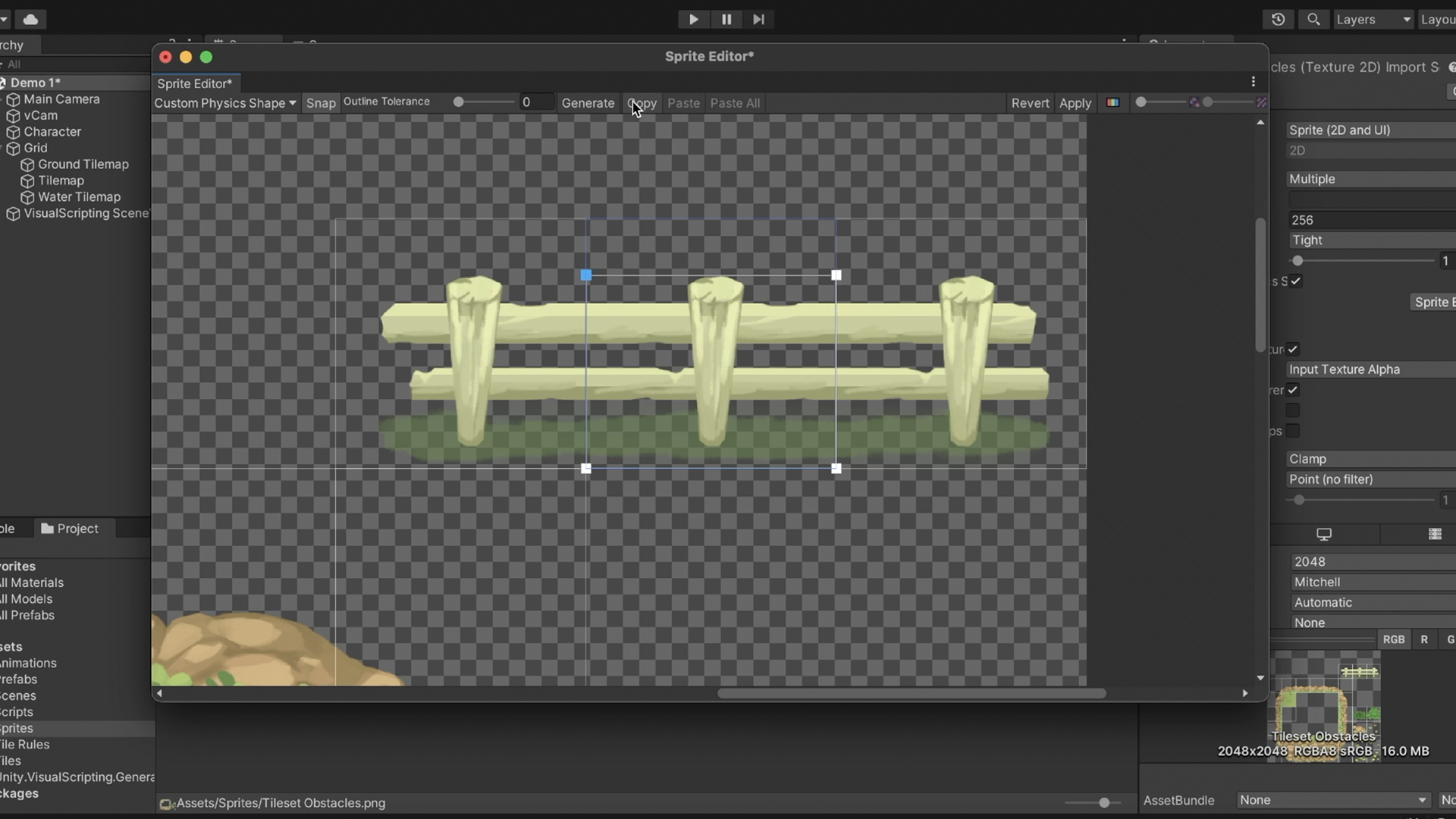Physics Shape Editor