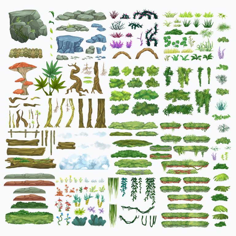 Jungle Pack – Game Assets Sprites